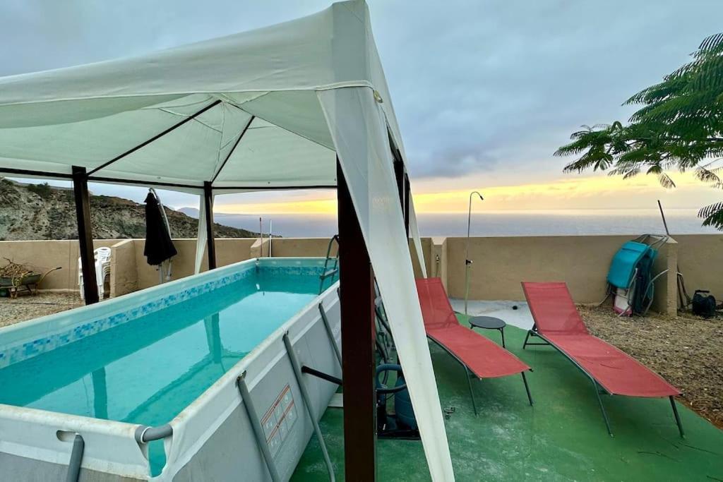 サンタクルスデテネリフェ Peaceful Oasis With Magical Sea Views And A Poolヴィラ エクステリア 写真